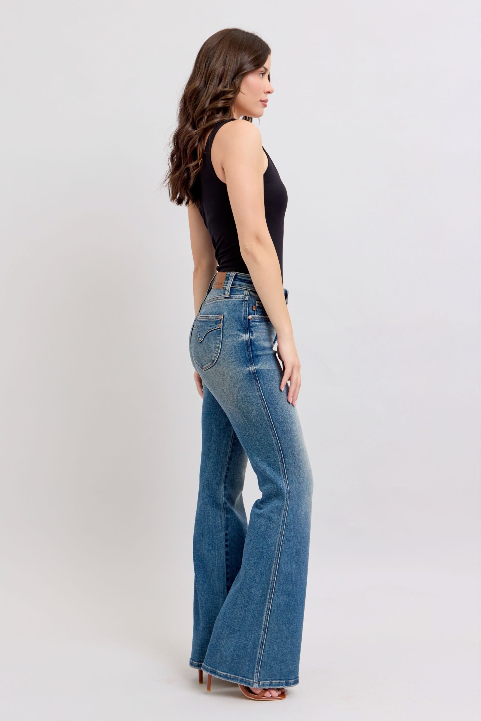 Judy Blue MR Tummy Control Vintage Wash Jeans - Jsopretty.com