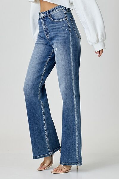 RISEN High Waist Jeans with Pockets - Jsopretty.com