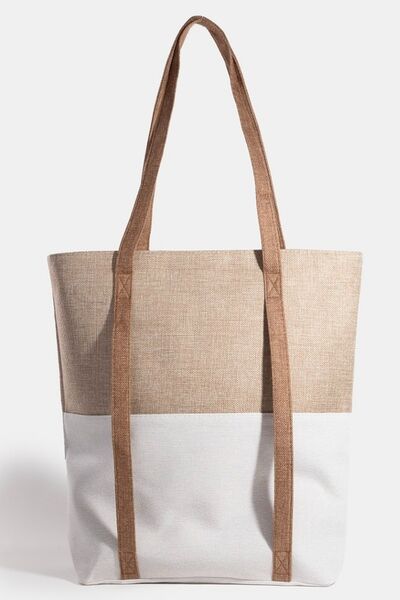 Fame Two Tone Hat Carrier Canvas Tote Bag - Jsopretty.com