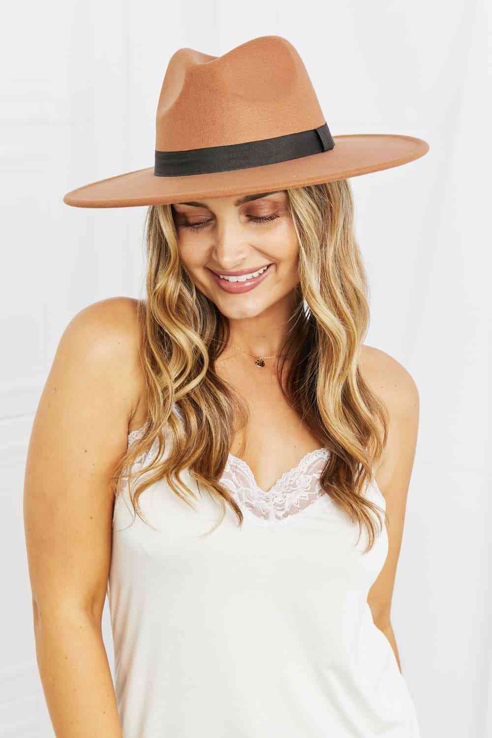 Fame Enjoy The Simple Things Fedora Hat - Jsopretty.com