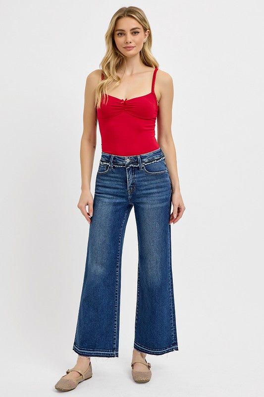 RISEN Full Size Tummy Control Bootcut Jeans Plus Size - Jsopretty.com