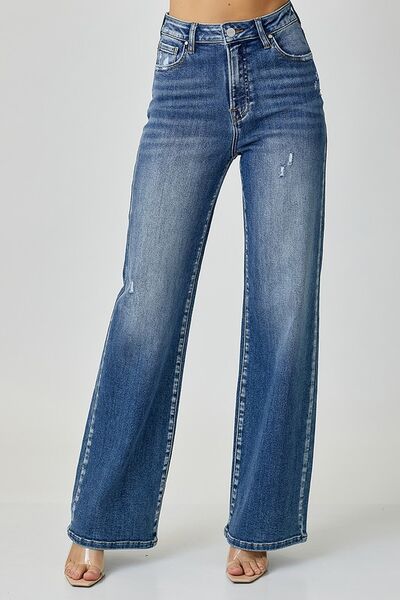 RISEN High Waist Jeans with Pockets - Jsopretty.com