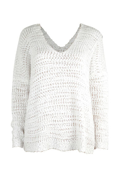 Angel Wings Single Shoulder Long Sleeve Sweater - Jsopretty.com