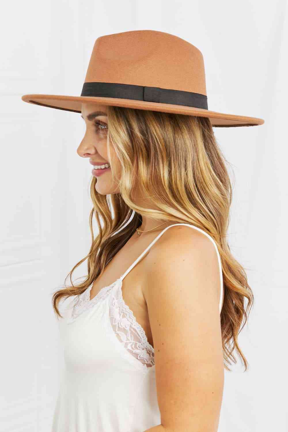 Fame Enjoy The Simple Things Fedora Hat - Jsopretty.com